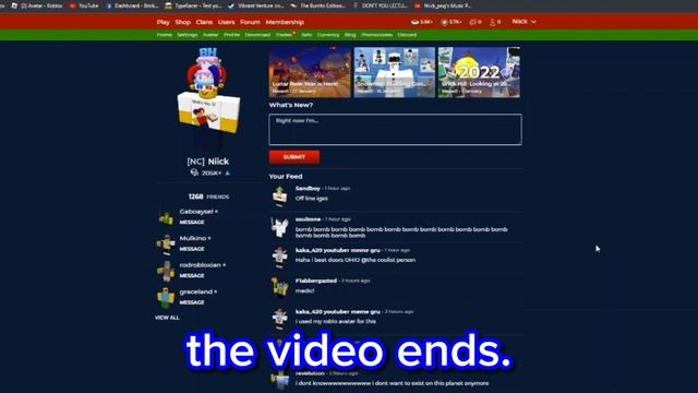 Brick Hill, BUT if the forums are weird, the video ends.. смотреть онлайн