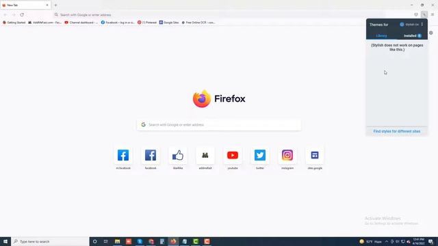 How to Change Firefox Background Style ? || Firefox Background смотреть онлайн