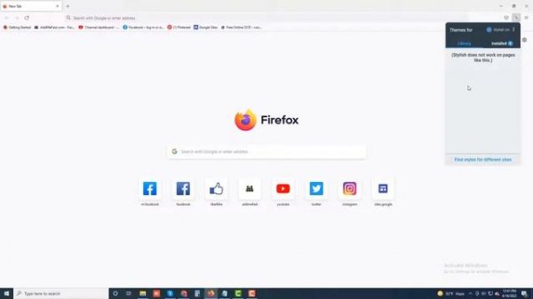 How to Change Firefox Background Style ? || Firefox Background