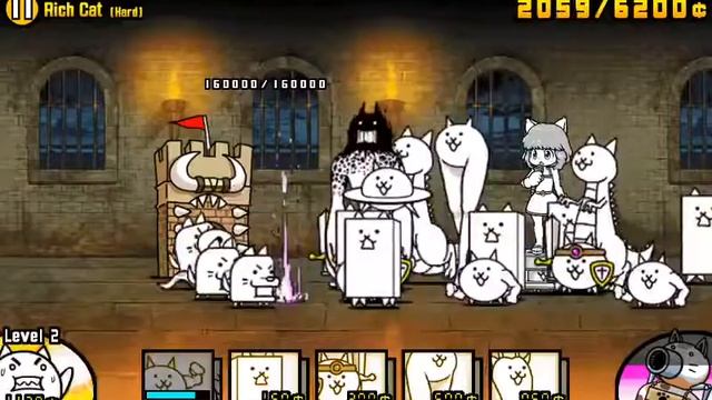 The Battle Cats - Rich Cat (Hard) смотреть онлайн