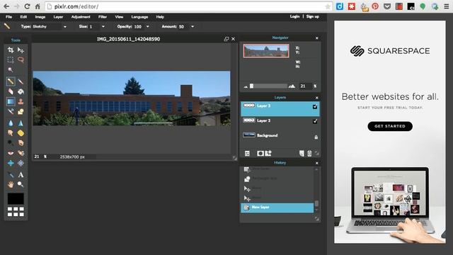 Pixlr Chrome App Tutorial смотреть онлайн