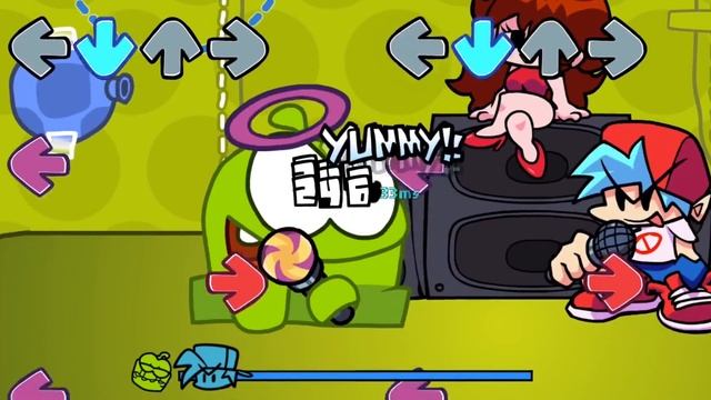 Friday Night Funkin' - V.S. Om Nom FULL WEEK + Cutscenes смотреть онлайн