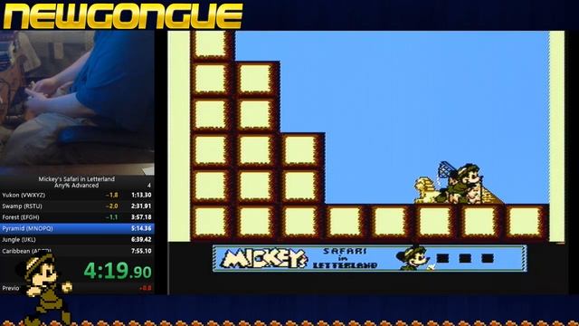 Mickey's Safari in Letterland (NES) Any% Advanced Speedrun in 7:52.466 смотреть онлайн