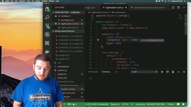 End-to-end testing with NightwatchJS #6: Running tests in Browserstack смотреть онлайн