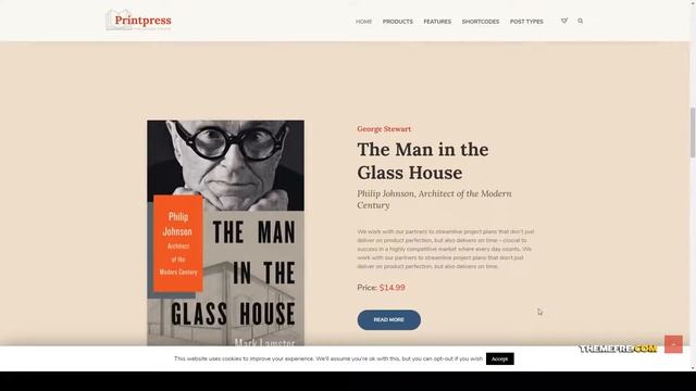 Printpress - Book Publishing WordPress Theme editor publisher Minamo смотреть онлайн