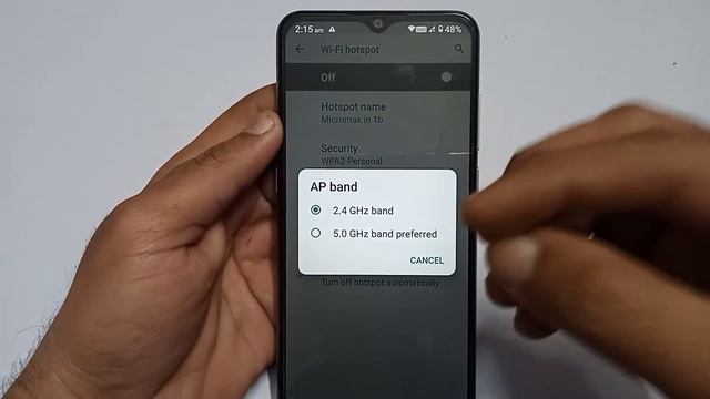 use hotspot AP band in Micromax in1b Android mobile | #micromax смотреть онлайн