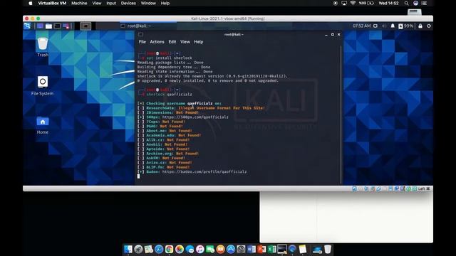 Finding accounts with username!!Sherlock using tutorial/qaofficialz смотреть онлайн