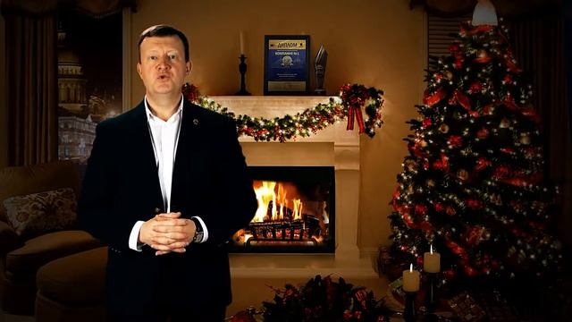 Видеопоздравление с Новым годом и Рождеством от Р. Н. Пинаева смотреть онлайн