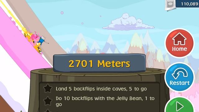 Playing ski safari adventure time смотреть онлайн
