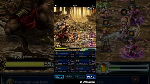 Final Fantasy Brave Exvius 3 Star Esper Fight: Titan! смотреть онлайн