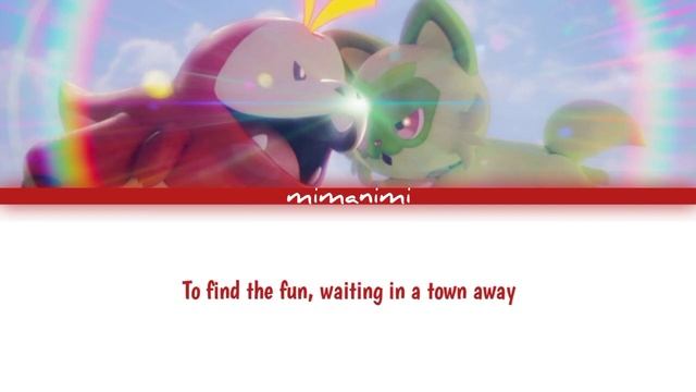 YOASOBI  - Biri Biri (English Version) Lyrics Video | Pokémon Scarlet and Violet’s Theme смотреть онлайн