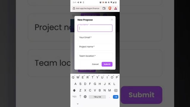 Walk through basic function Hectagon (mobile Brave browser) смотреть онлайн