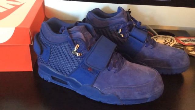 SNKRLOG 62: NIKE AIR TRAINER VICTOR CRUZ PREMIUM RUSH BLUE смотреть онлайн