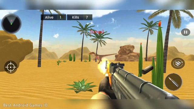 Dino Hunter 3D - Dinosaur Safari Hunter Survival Games - Android Gameplay смотреть онлайн