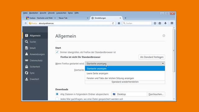 Kadaza als Startseite festlegen im Firefox [DE] смотреть онлайн