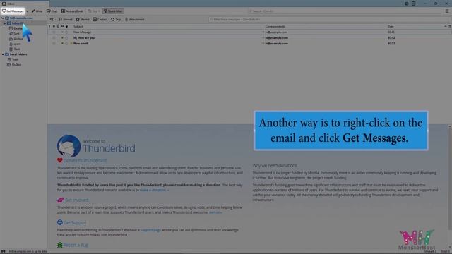 How to check for new email in Mozilla Thunderbird MonsterHost смотреть онлайн