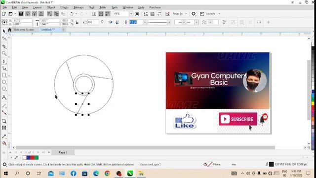 Google Chrome ka logo kese banaye very easy смотреть онлайн