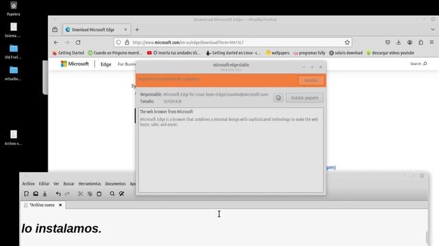 instalar microsoft edge en linux смотреть онлайн
