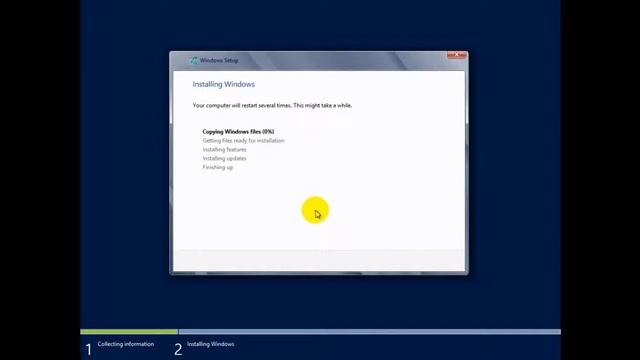 04- Installation Windows Server 2012 CORE смотреть онлайн