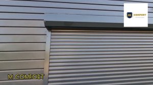 Рольставни механический ручной на окна и на дверь #рольставни #шымкент #установка #автоматика