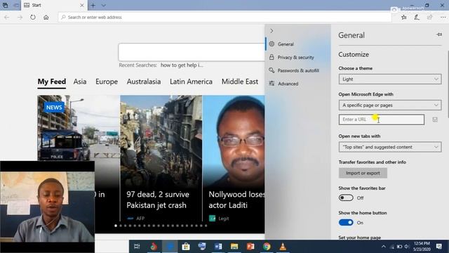 HOW TO CUSTOMIZE YOUR MICROSOFT EDGE BROWSER by Yeboah Agyabeng UCC PRY SCHOOOL смотреть онлайн