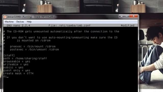 Installasi Debian Samba menggunakan virtualBox смотреть онлайн