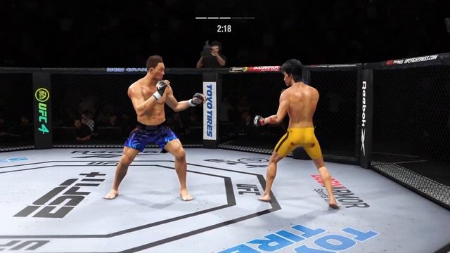 UFC4 Bruce Lee vs Nagata Yoji EA Sports UFC 4 смотреть онлайн