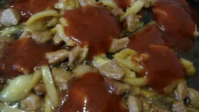 Мясо с мексиканским мотивом