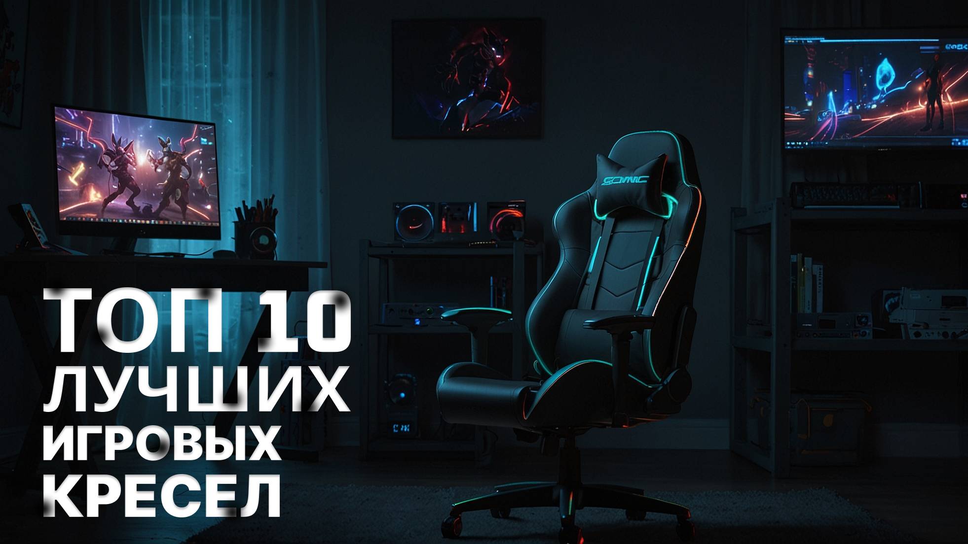 Топ-10 ЛУЧШИХ ИГРОВЫХ КРЕСЕЛ (2024 - 2025) смотреть онлайн