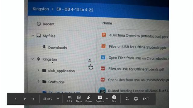 Access Offline Files Off of the Flash Drive on a Chromebook смотреть онлайн