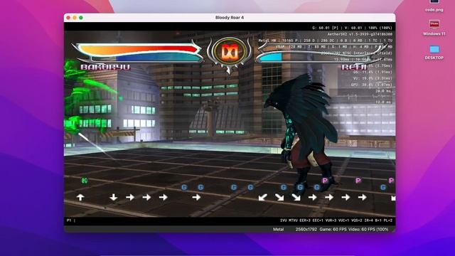 AetherSX2 Bloody Roar 4 Smooth 60 FPS [ M1 13" Macbook Pro ] смотреть онлайн
