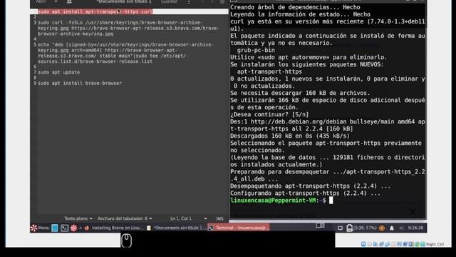 Instalar Brave Browser en Linux Peppermint [V316a] смотреть онлайн