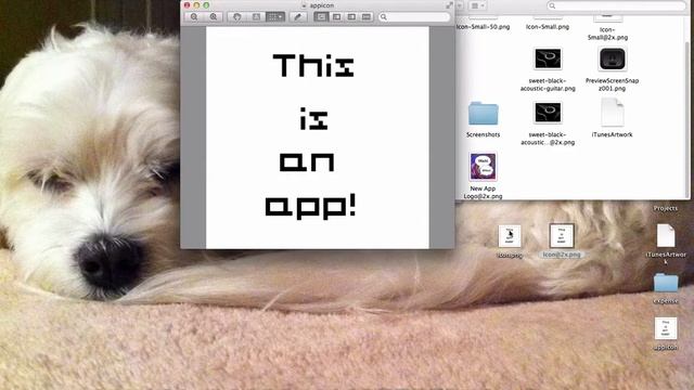 How to add an Icon to your app + remove the icon's gloss смотреть онлайн