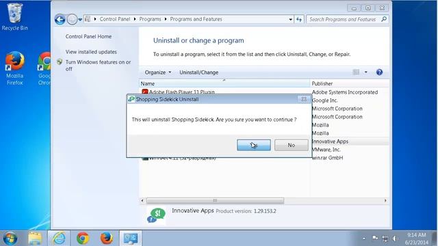 How to remove Shopping Sidekick (Firefox, Chrome, IE) смотреть онлайн