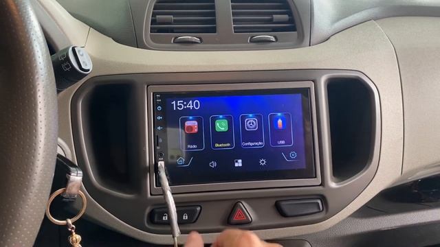 Chevrolet Spin 2014 - Central multimídia Apple CarPlay + Android Auto e câmera de ré - ArtsomAuto смотреть онлайн