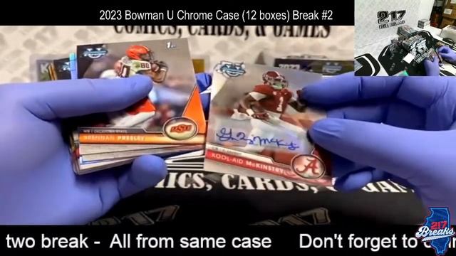 2023 Bowman U Chrome Case (12 boxes) Break #2 смотреть онлайн