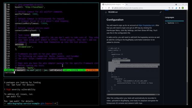 WebdriverIO Tutorial - Integrating with Bugreplay смотреть онлайн