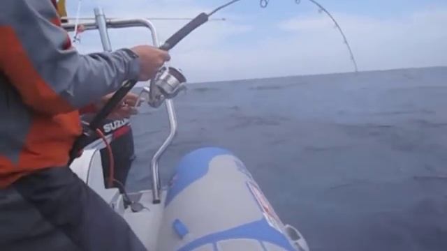 Jigging con FCLlabo SL jigs 2 meros - 1 jig - 1 lance :) Double grouper hook up on a jig смотреть онлайн