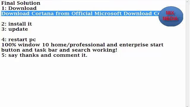 FINALLY SOLVED: Windows 10 Start Button Not Working, Cortana, Edge and Store Not Working смотреть онлайн