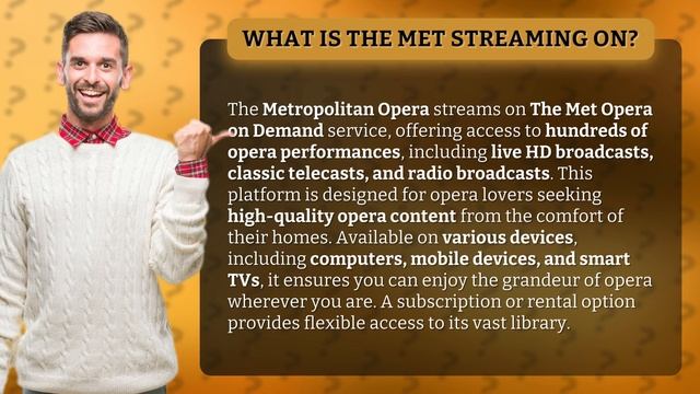 What is the Met streaming on? смотреть онлайн