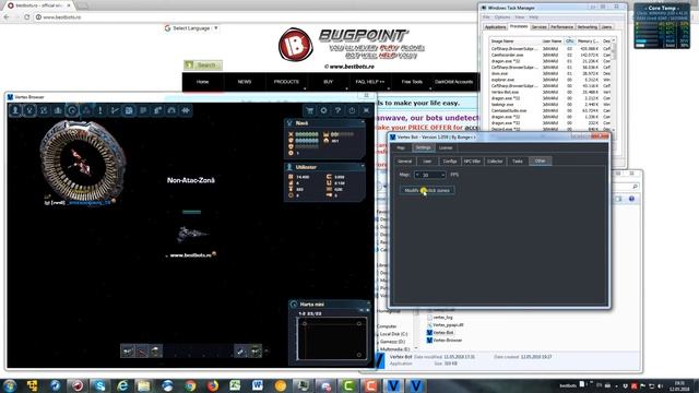 Vertex BOT - How to start, basic settings `till build x.059 - kill npc, collect box, and more смотреть онлайн