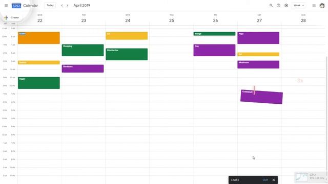 Google Calendar The Game смотреть онлайн