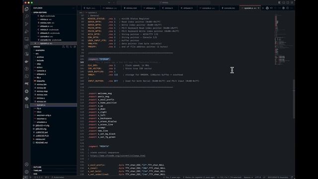 Episode 3 - Overview and code review of the miniOS project for the JJ65C02 system смотреть онлайн