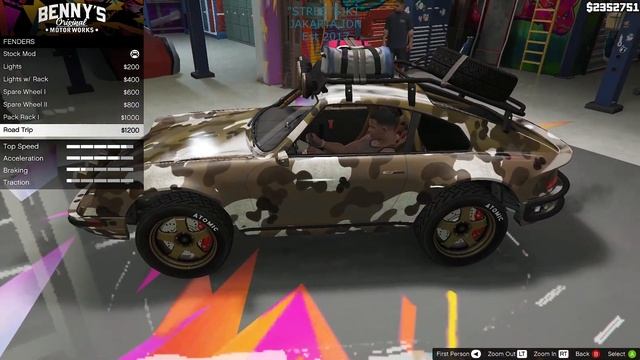 Grand Theft Auto V Customization Offline Pfister Comet Safari смотреть онлайн