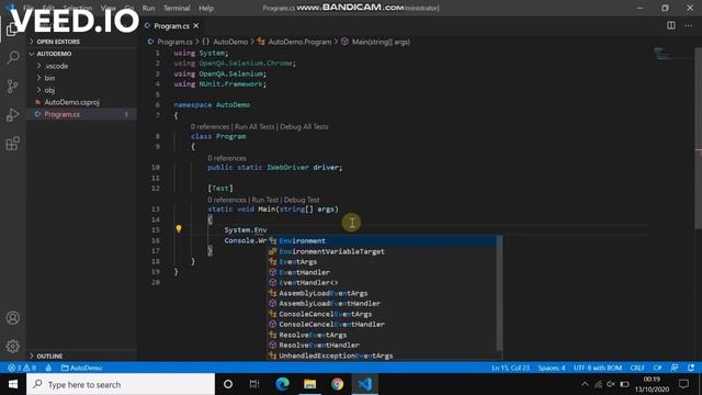 Learn Selenium using C# on Visual Studio Code смотреть онлайн