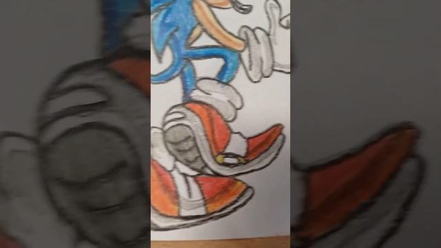 Соник из соник x рисунок:) #shorts смотреть онлайн