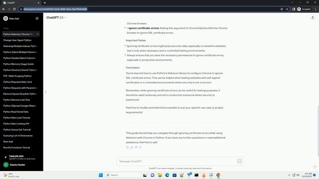 python selenium chrome ignore certificate errors смотреть онлайн