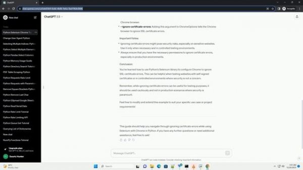 python selenium chrome ignore certificate errors