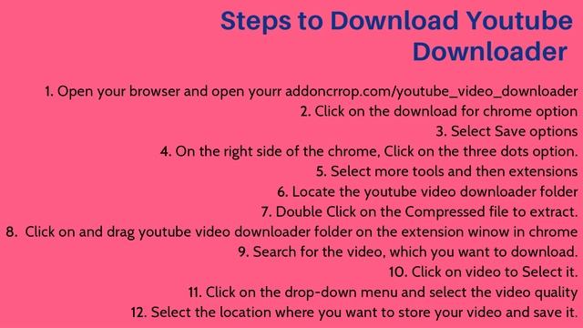 Learn How To Add Youtube Downloader In Google Chrome