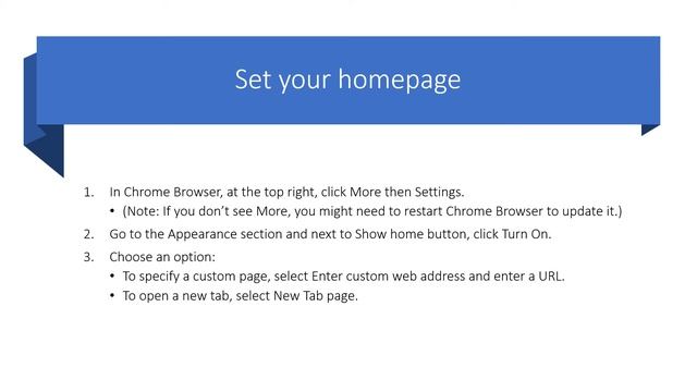 Set your homepage and startup page | Learn Google Chrome Keyboard Shortcuts for Windows, Linux & Ma смотреть онлайн